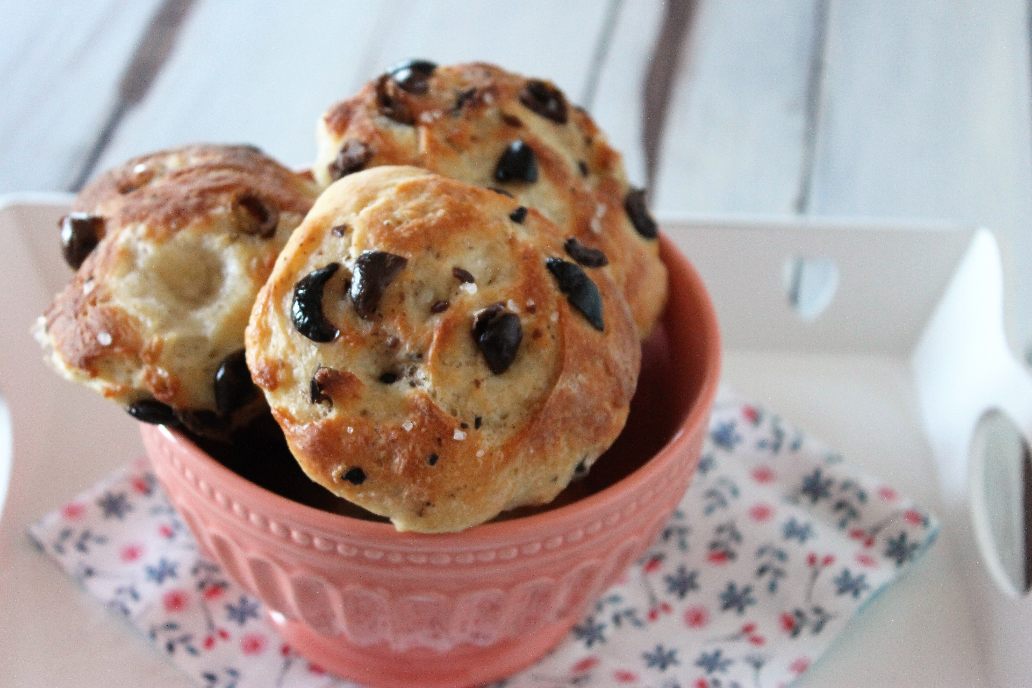 Focaccine alle olive taggiasche