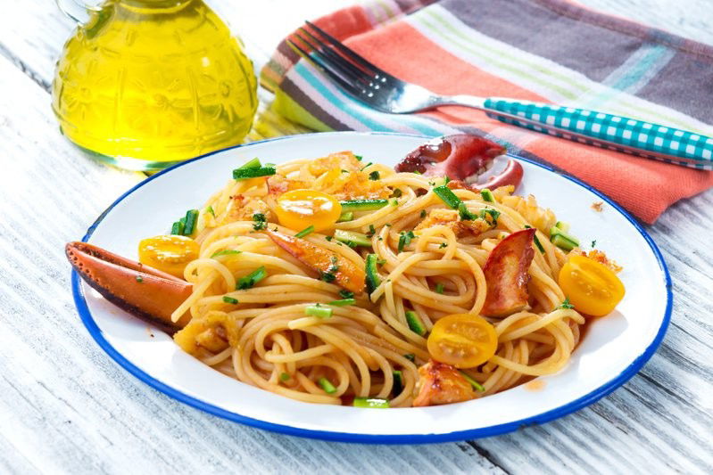 Spaghetti all'aragosta con pomodorini - Fidelity Cucina