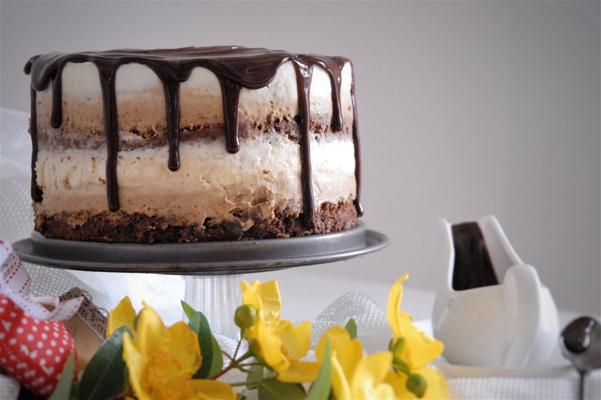 Naked cake al caffè e cioccolato - Fidelity Cucina