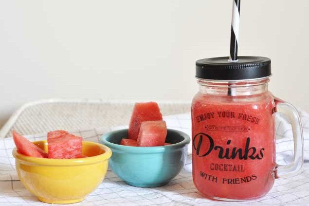 Smoothie anguria e lime