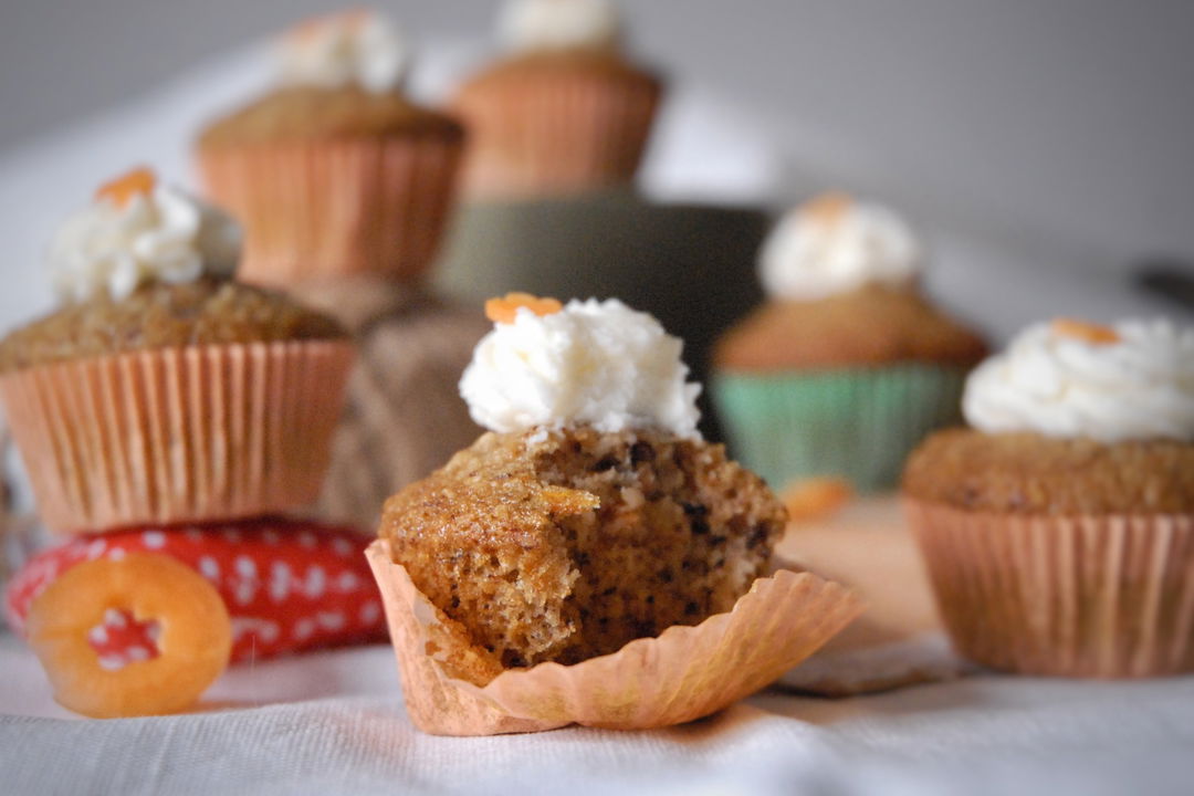Carrot cupcake con frosting al Philadelhia