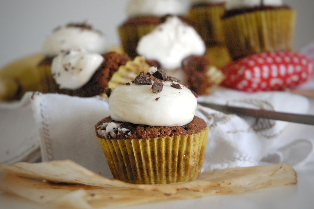 Cupcake cioccolato e banana