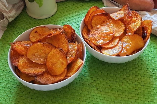 Chips di patate alla paprika