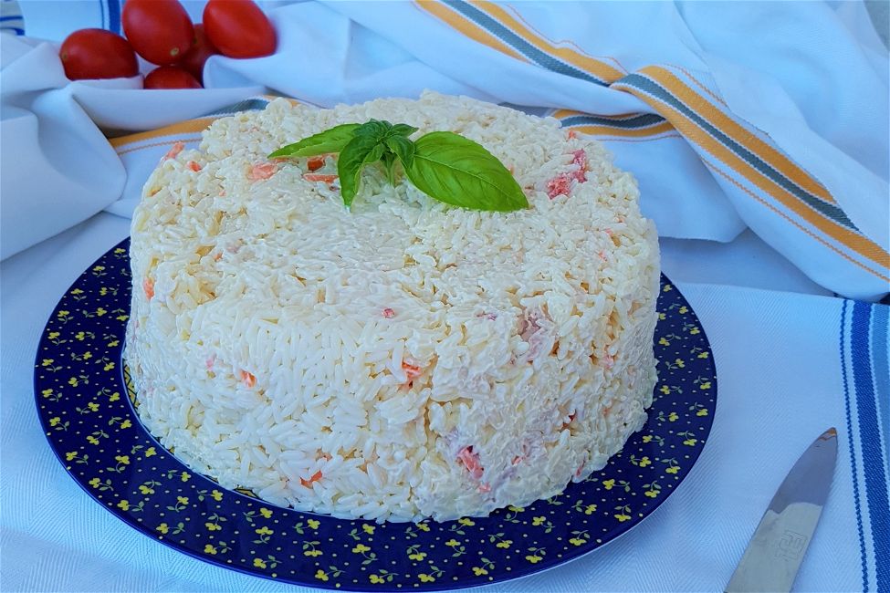 Torta di insalata di riso