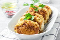 Cotolette di zucchine al forno