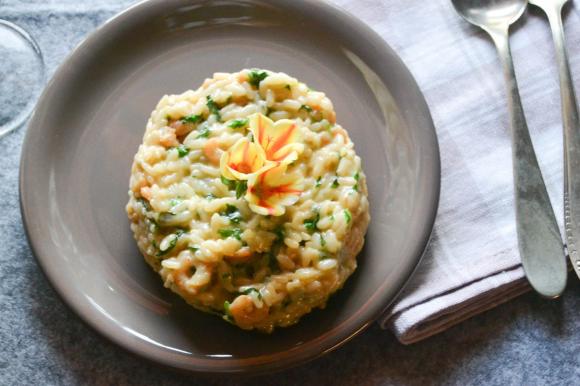 Risotto Con Gorgonzola Gamberetti E Rucola Fidelity Cucina