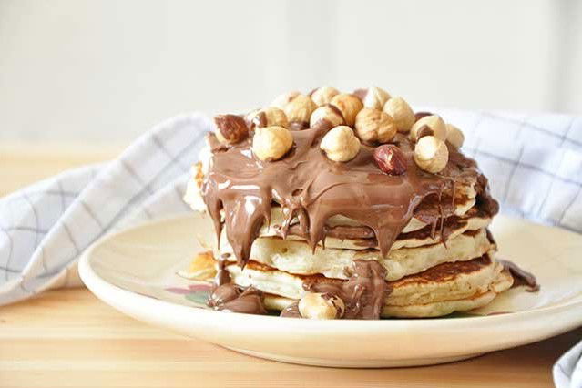 Pancake vegan con latte di riso