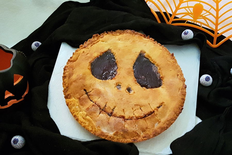 Crostata mostruosa di Halloween