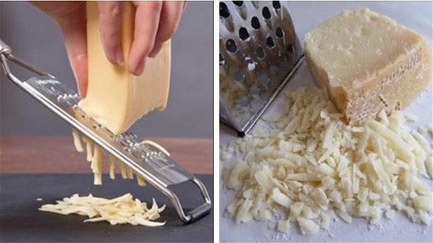 Avete sempre grattugiato il formaggio nel modo sbagliato: ecco il trucco che adorerete