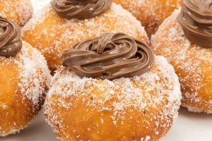 Castagnole soffici alla nutella