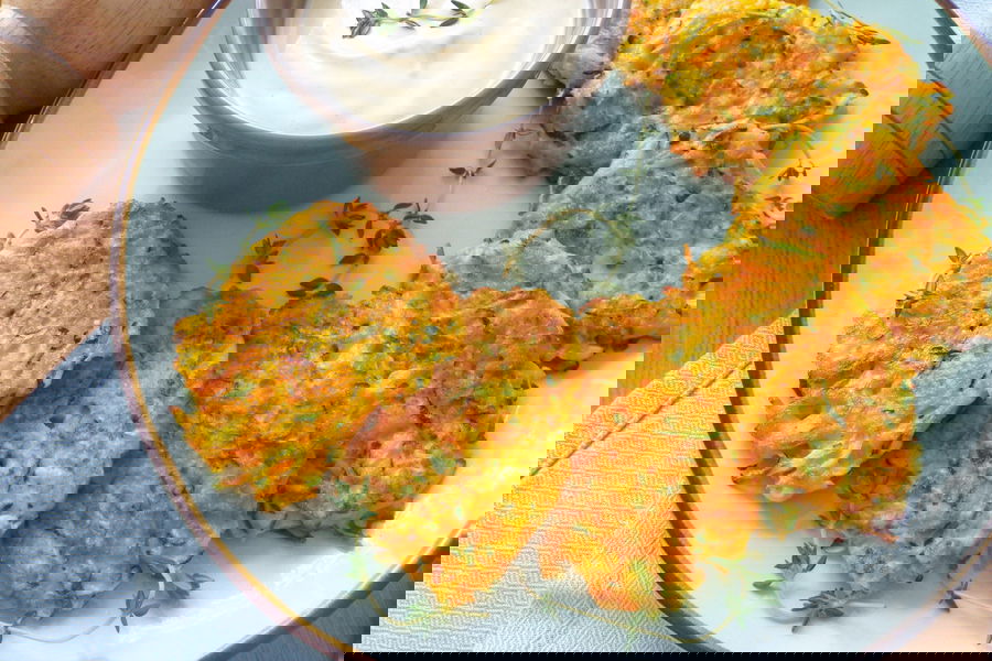 Frittelle di zucchine e carote