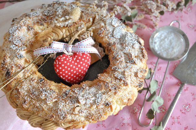 Paris Brest con crema mousseline