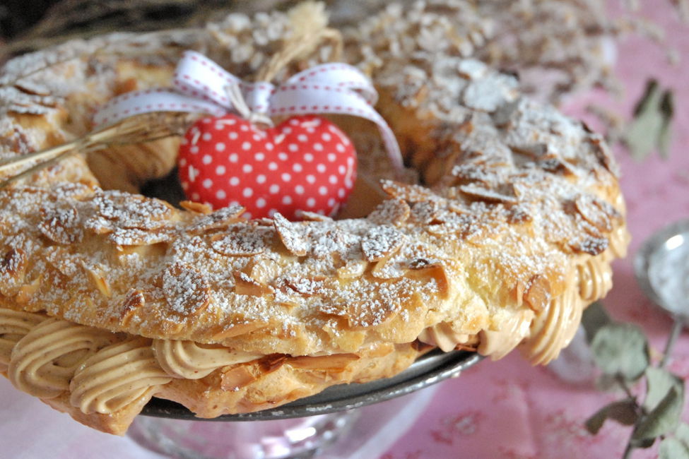 Paris Brest con crema mousseline