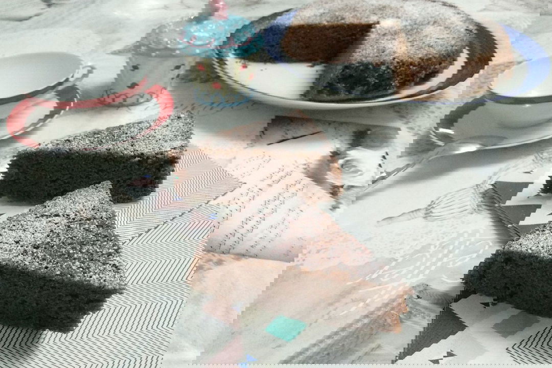 Torta vegana con orzo e cacao