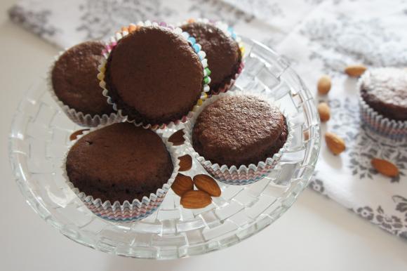 Muffin cacao e mandorle