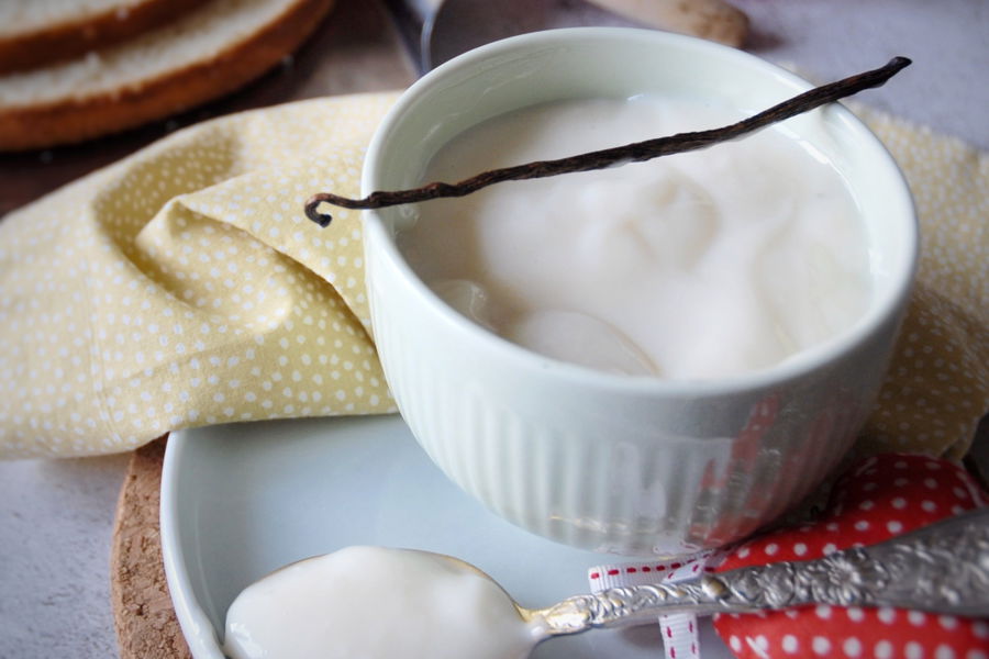 Crema al latte senza panna
