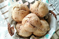 Panini semi integrali alle cipolle rosse bimby