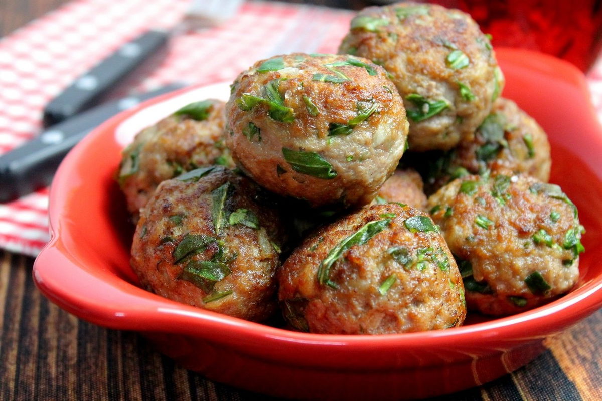 Polpette di carne con cipolla e rucola - Fidelity Cucina