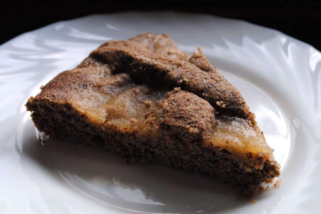 Crostata con marmellata di pere e grano saraceno senza glutine e lattosio