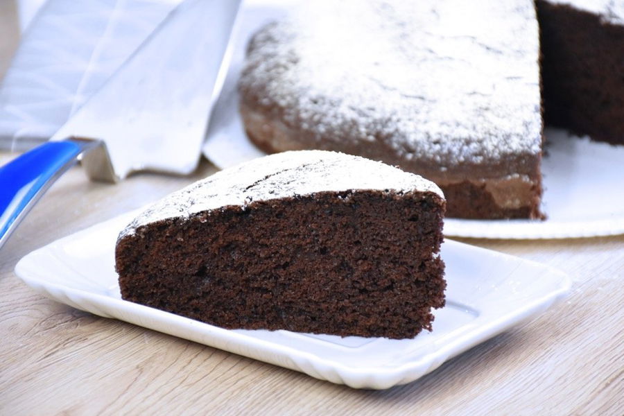 Torta della suocera al cacao