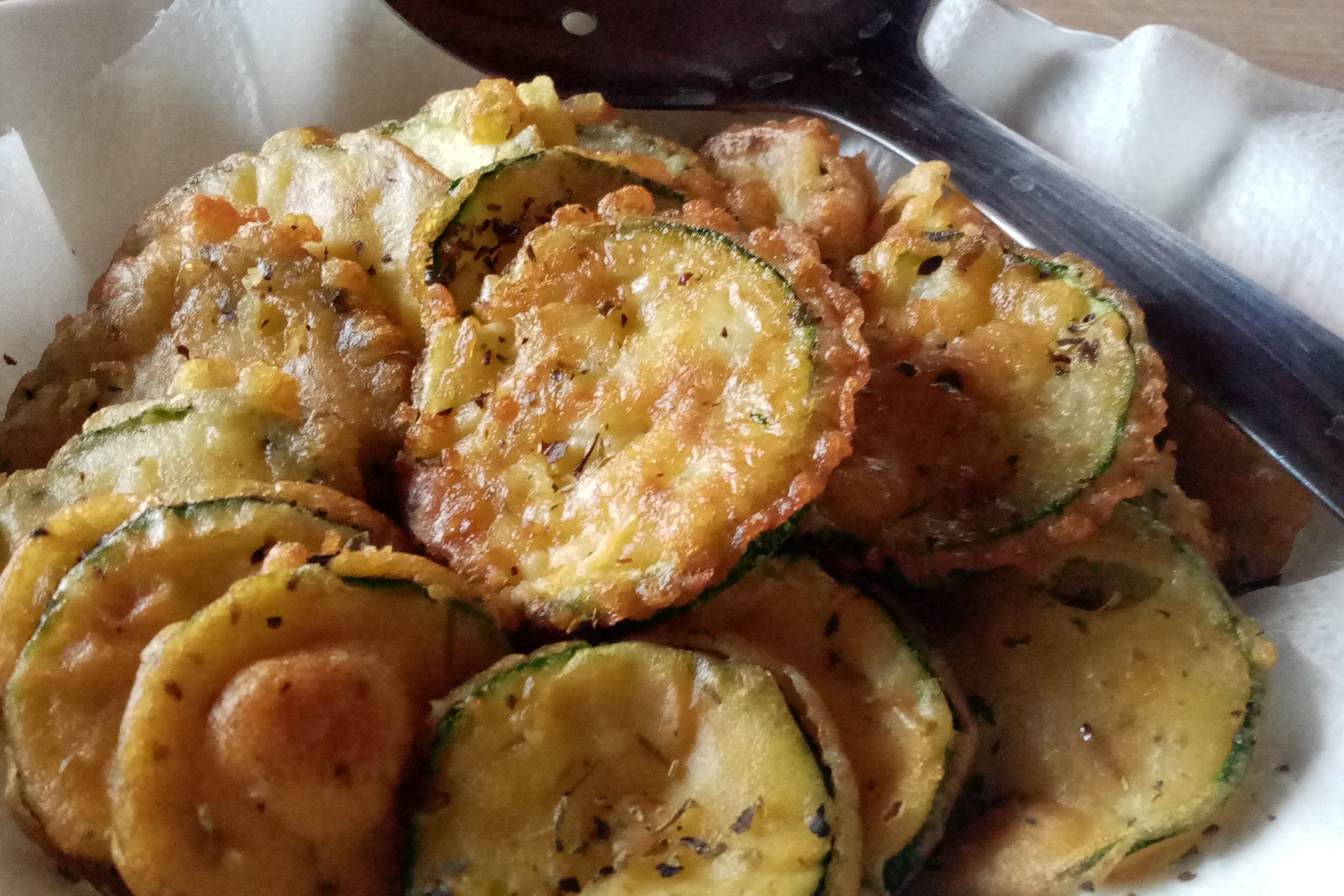 zucchine in pastella con uovo