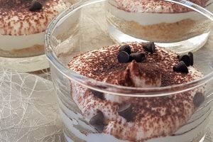 Cheesecake monoporzione con mascarpone e ricotta
