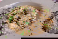 Risotto con funghi porcini secchi e mascarpone