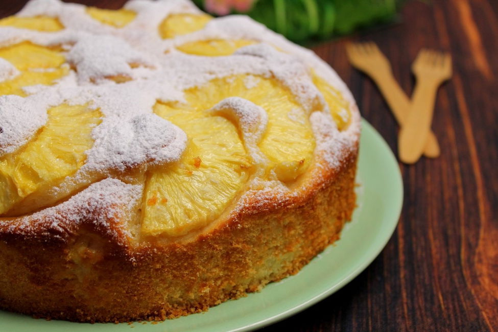 Torta all’ananas e ricotta