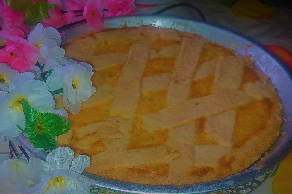 Pastiera napoletana di grano (più leggera, senza latte, né strutto)
