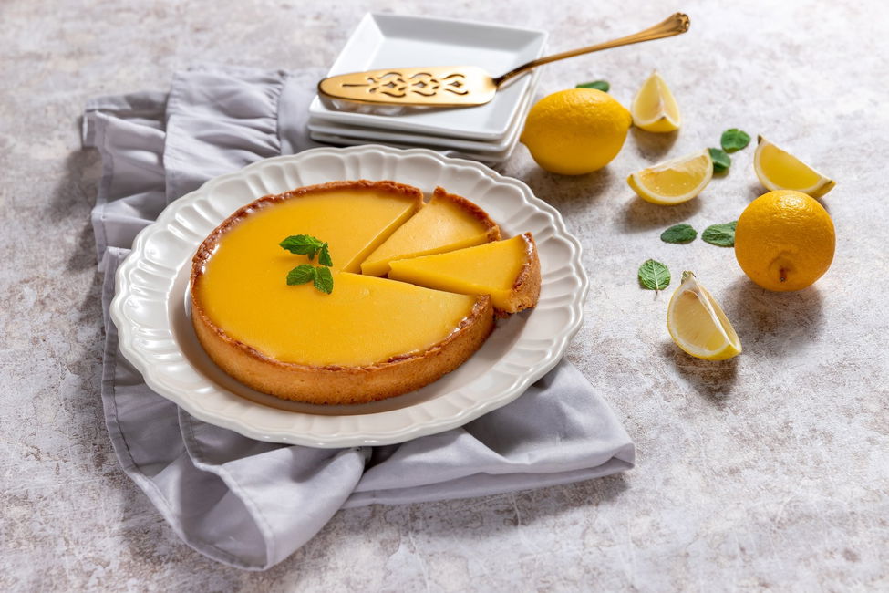 Frolla allo spumante con lemon curd