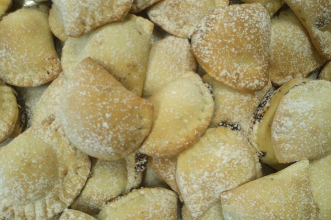 Mezzelune ripiene con ricotta e castagne