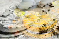 Cheesecake invernale con mele e dulce de leche