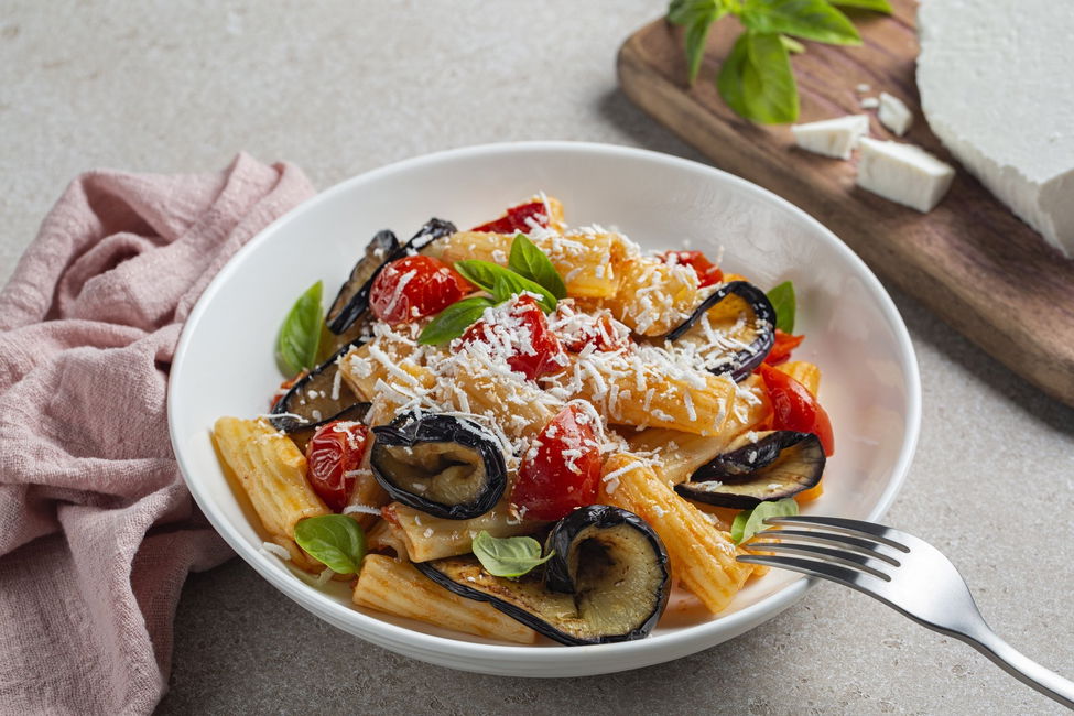 Pasta alla Norma in versione estiva
