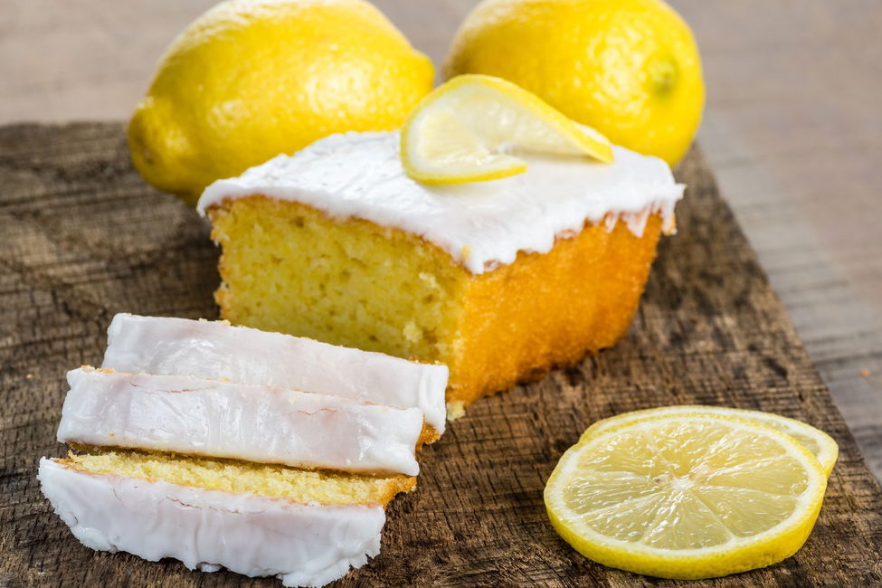 Mini pound plumcake con glassa al limone