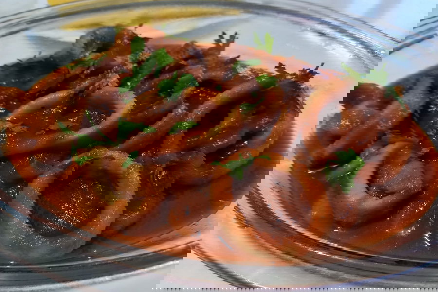 Anelli di totano al sugo