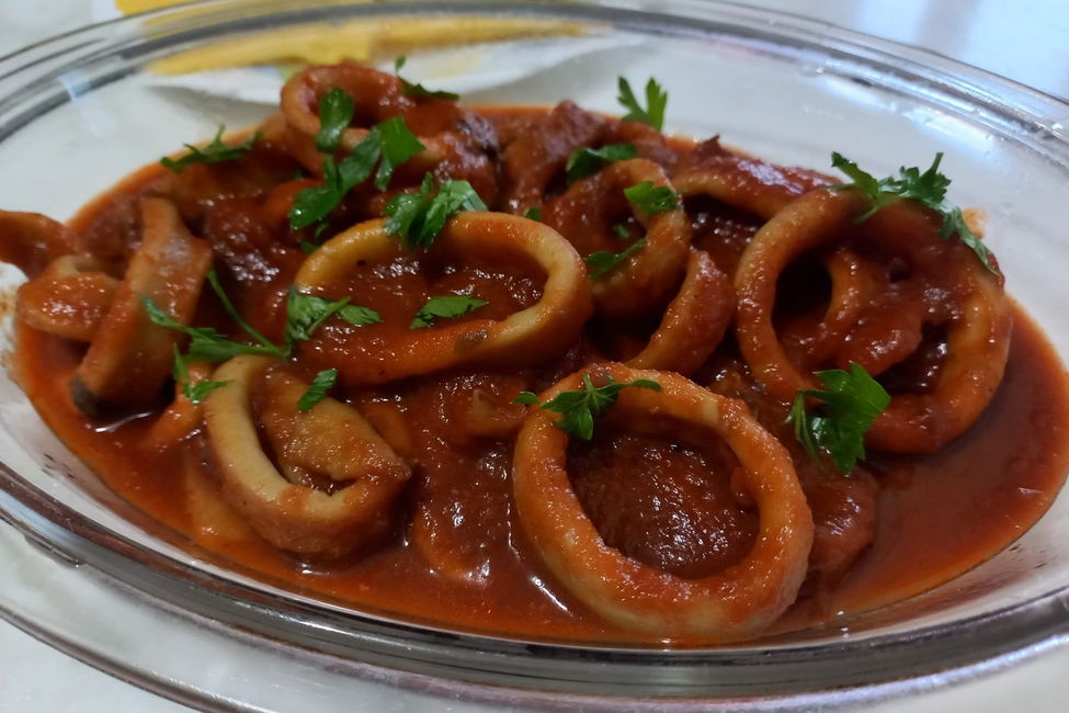 Anelli di totano al sugo