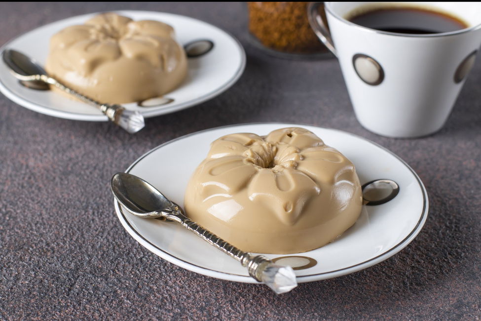 Panna cotta con caffè e Baileys