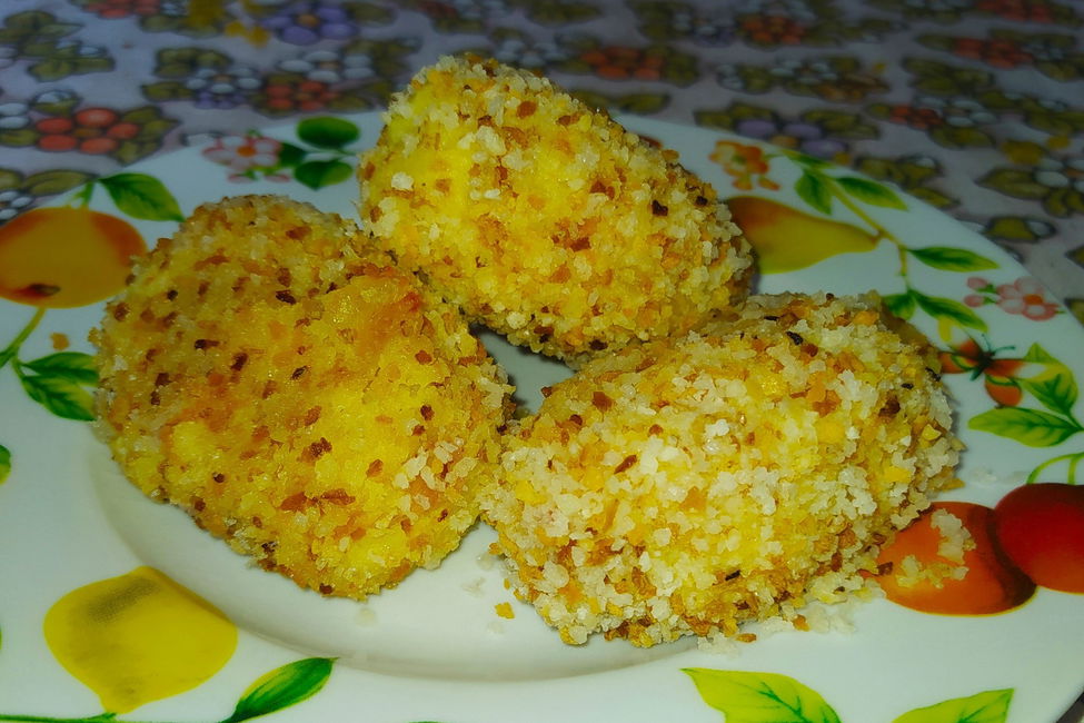 Crocchette di patate al forno con prosciutto cotto e mozzarella
