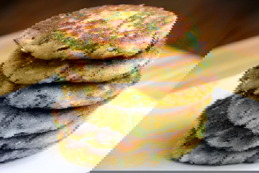 Frittelle di zucchine e baccalà