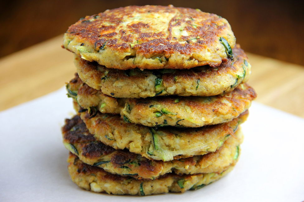 Frittelle di zucchine e baccalà