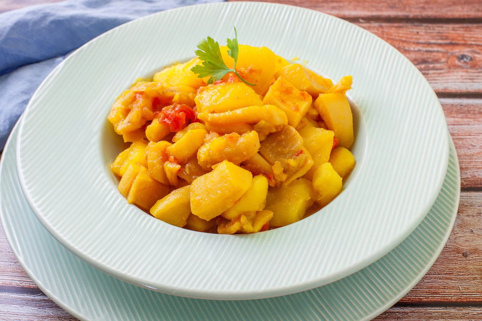 Calamari stufati con patate