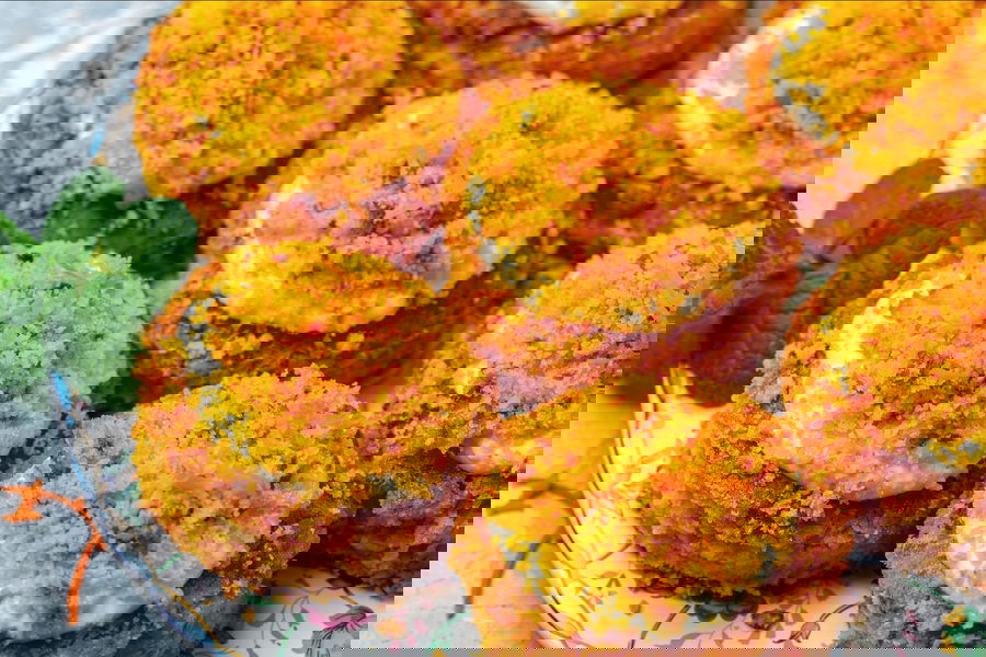 Tortine di carote all’arancia con crema di ricotta