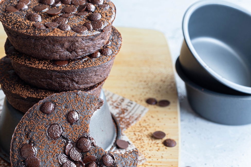 Tortini al cioccolato 3 ingredienti