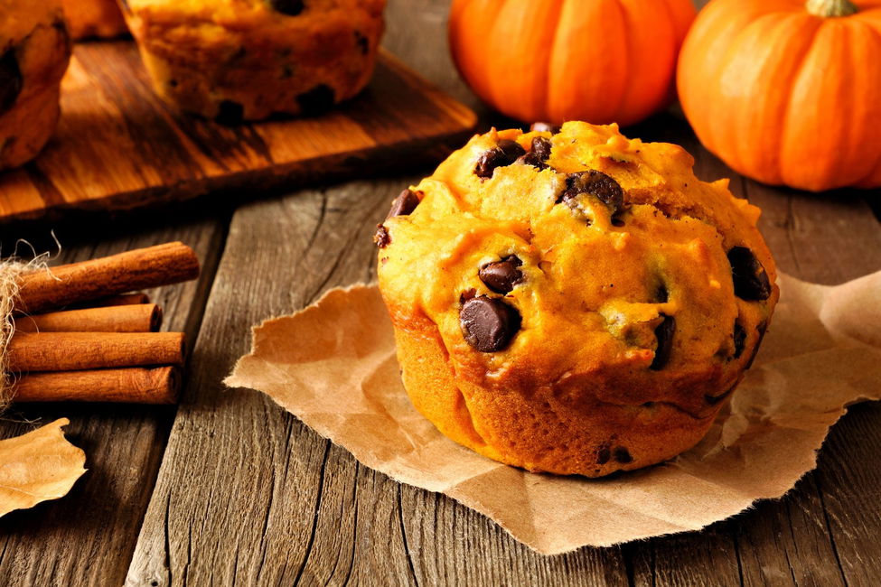 Muffin zucca e cioccolato alle spezie