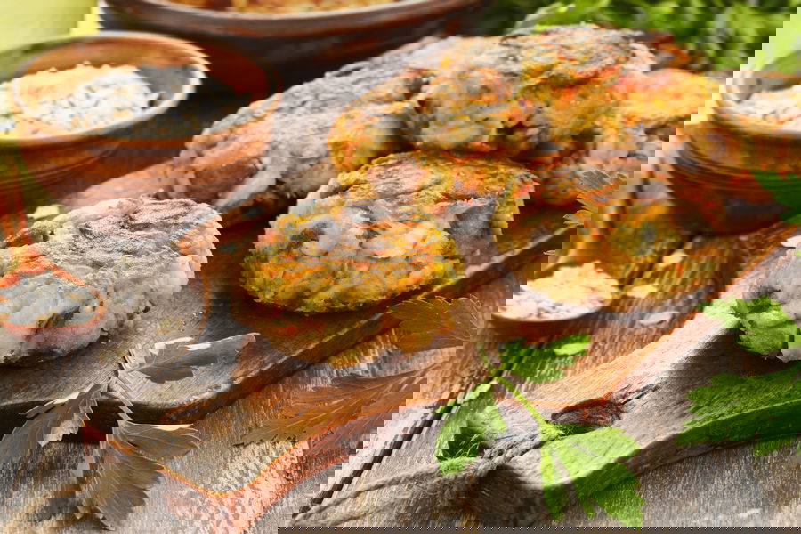 Crocchette di ortaggi misti e funghi