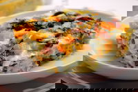 Lasagne con zucca, spinaci, speck ed Emmenthal