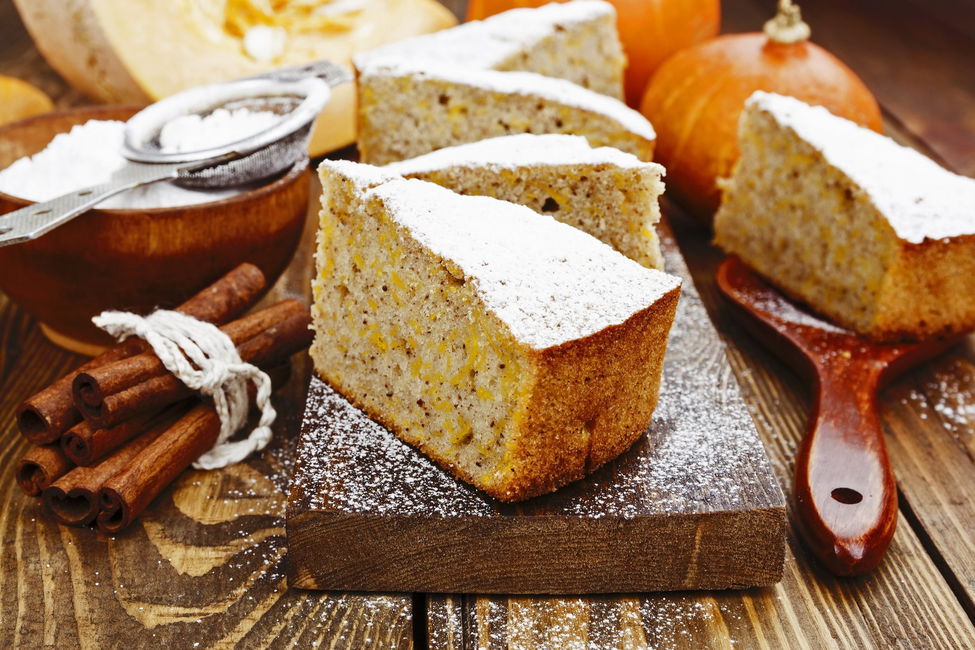 Torta soffice zucca e cannella