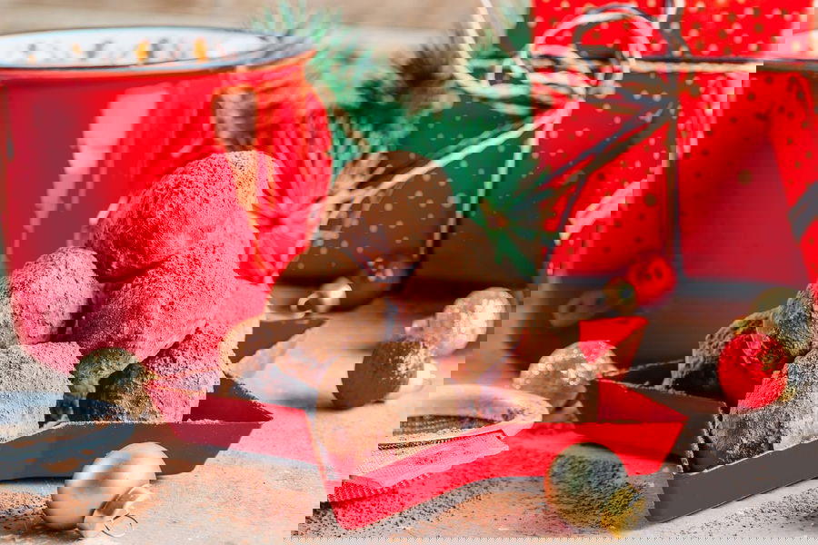 Tartufini di Natale al cioccolato