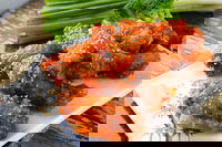 Alette piccanti fritte in salsa agrodolce “Gochujang”