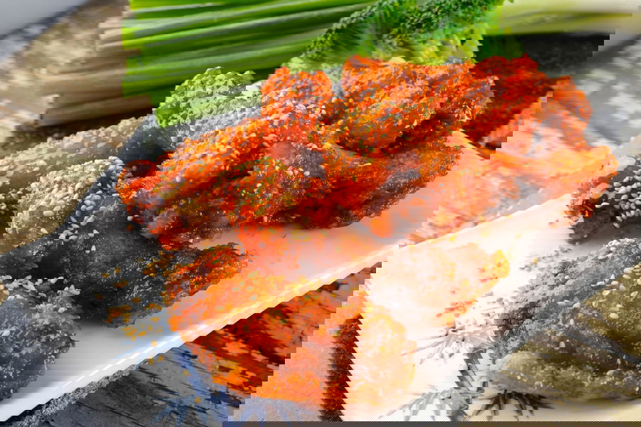 Alette piccanti fritte in salsa agrodolce “Gochujang”